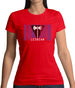 Lgbt Barcode Flags Lesbian Womens T-Shirt