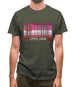 Lgbt Barcode Flags Lipstick Lesbian Mens T-Shirt
