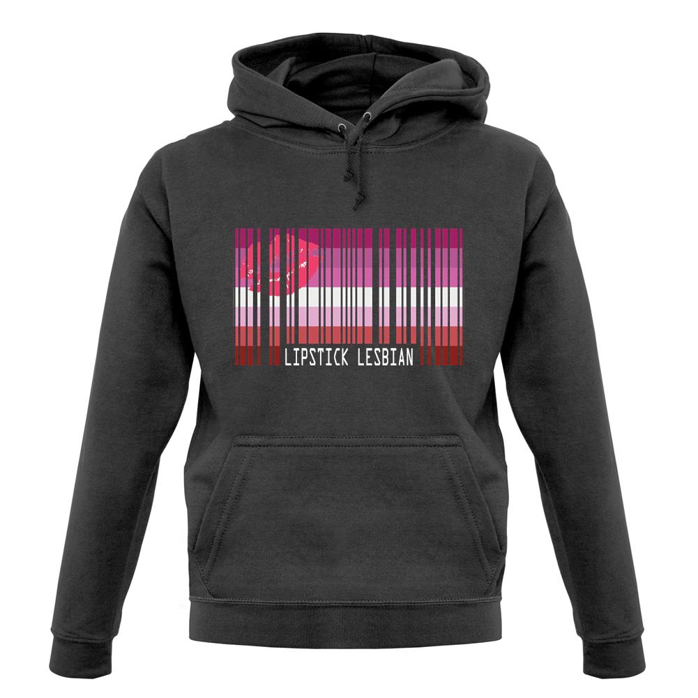 Lgbt Barcode Flags Lipstick Lesbian unisex hoodie