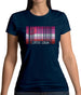 Lgbt Barcode Flags Lipstick Lesbian Womens T-Shirt