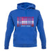 Lgbt Barcode Flags Lipstick Lesbian unisex hoodie