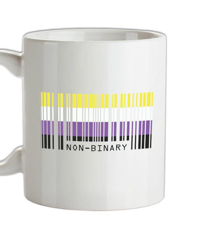 LGBT Barcode Flags - Nonbinary Ceramic Mug