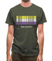 Lgbt Barcode Flags Nonbinary Mens T-Shirt