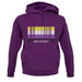 Lgbt Barcode Flags Nonbinary unisex hoodie