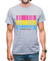 Lgbt Barcode Flags Pan Sexual Mens T-Shirt