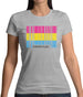 Lgbt Barcode Flags Pan Sexual Womens T-Shirt