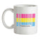 LGBT Barcode Flags - Pan Sexual Ceramic Mug