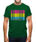 Lgbt Barcode Flags Pan Sexual Mens T-Shirt