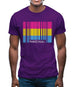 Lgbt Barcode Flags Pan Sexual Mens T-Shirt