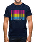 Lgbt Barcode Flags Pan Sexual Mens T-Shirt