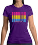 Lgbt Barcode Flags Pan Sexual Womens T-Shirt