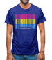 Lgbt Barcode Flags Pan Sexual Mens T-Shirt
