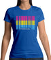 Lgbt Barcode Flags Pan Sexual Womens T-Shirt