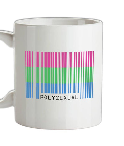LGBT Barcode Flags - PolySexual Ceramic Mug