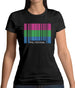 Lgbt Barcode Flags Polysexual Womens T-Shirt