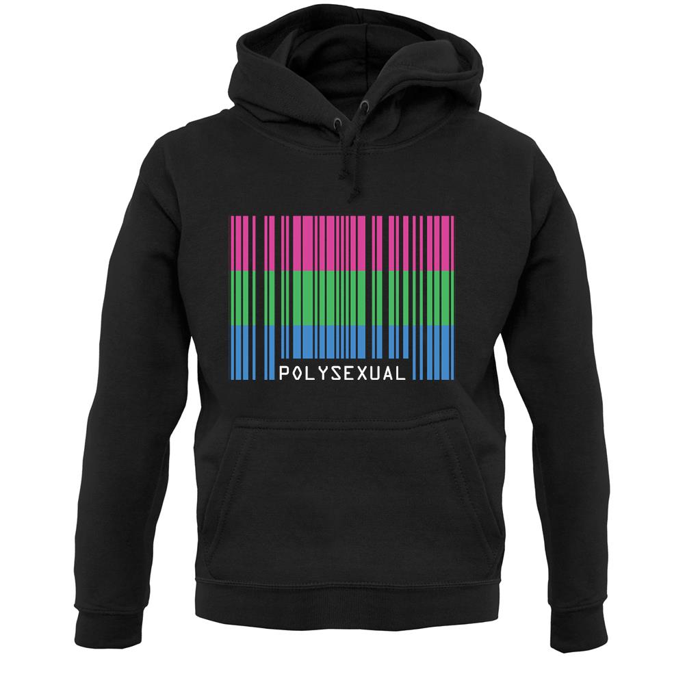 Lgbt Barcode Flags Polysexual Unisex Hoodie