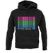 Lgbt Barcode Flags Polysexual unisex hoodie