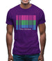 Lgbt Barcode Flags Polysexual Mens T-Shirt