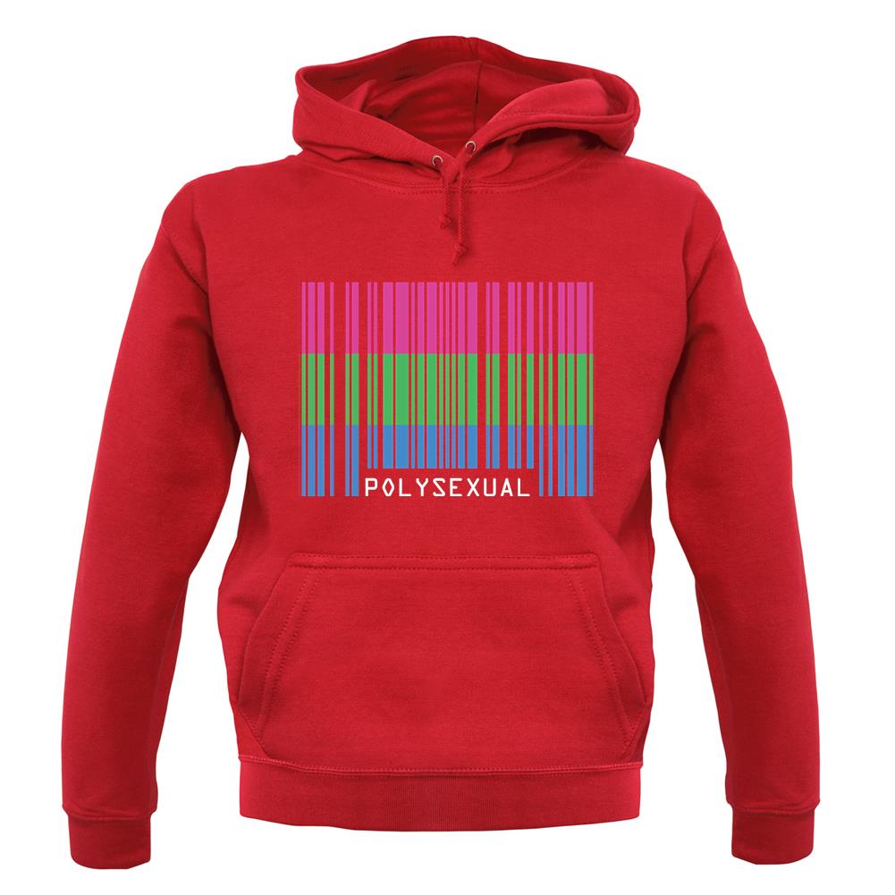 Lgbt Barcode Flags Polysexual unisex hoodie