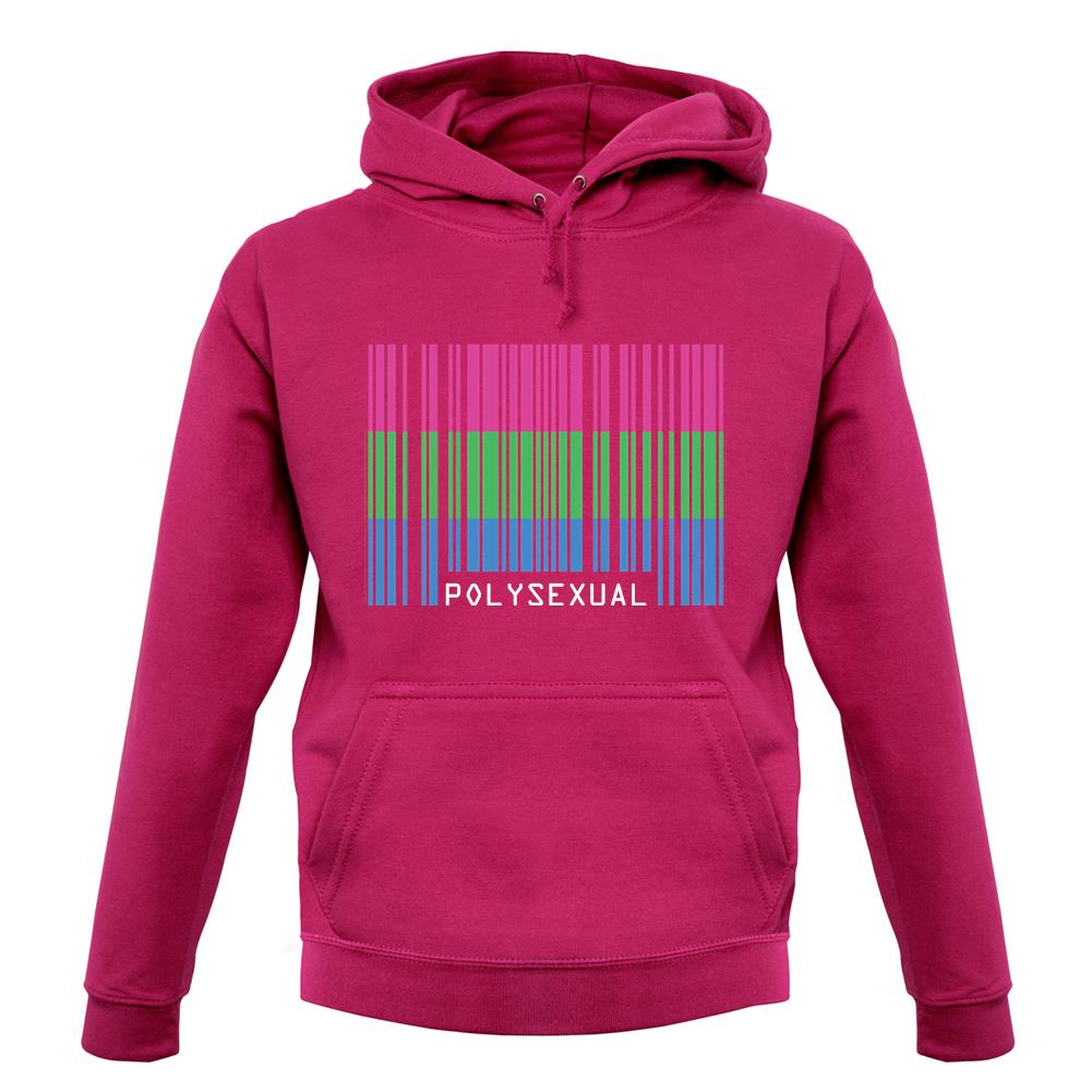 Lgbt Barcode Flags Polysexual unisex hoodie