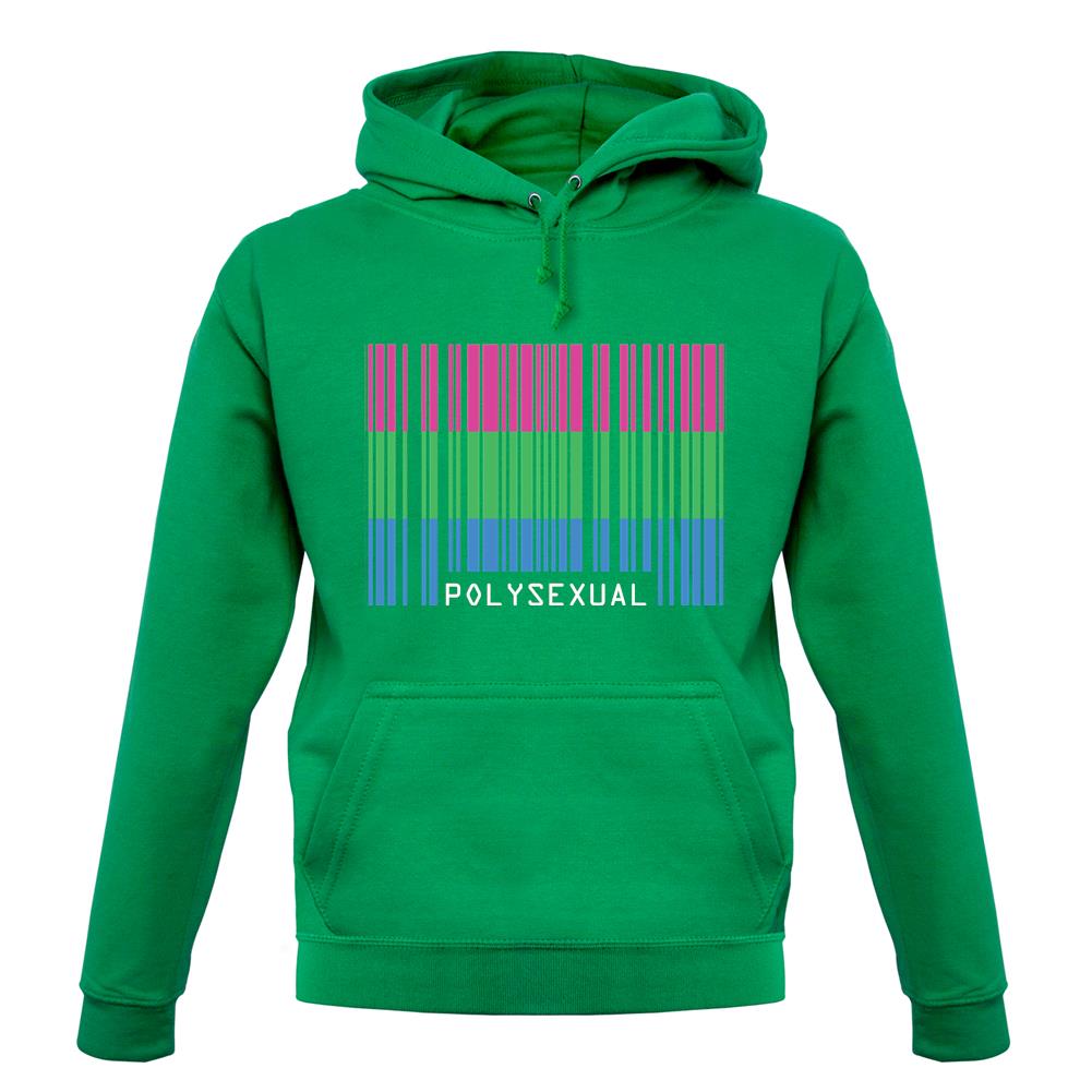 Lgbt Barcode Flags Polysexual unisex hoodie
