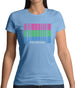 Lgbt Barcode Flags Polysexual Womens T-Shirt
