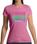 Lgbt Barcode Flags Polysexual Womens T-Shirt