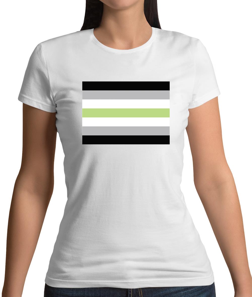 Lgbt Flags Agender Womens T-Shirt