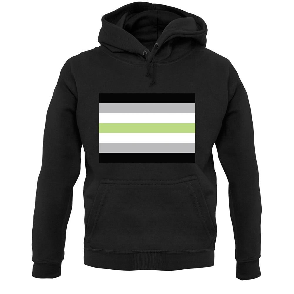 Lgbt Flags Agender Unisex Hoodie