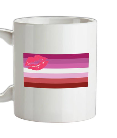 LGBT Flags - Lipstick Lesbian Ceramic Mug