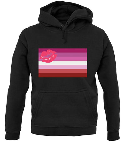 Lgbt Flags Lipstick Lesbian unisex hoodie