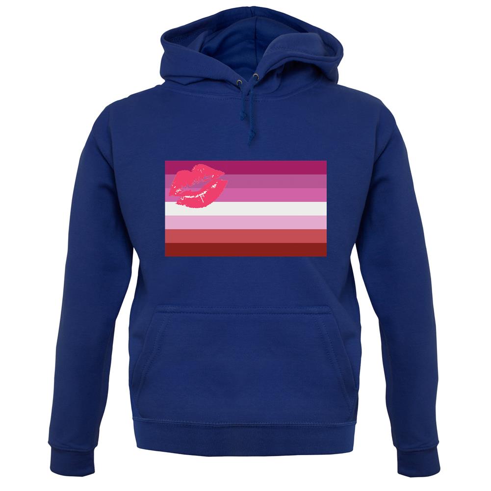Lgbt Flags Lipstick Lesbian unisex hoodie