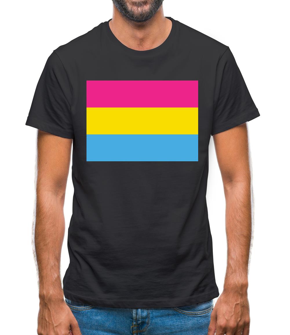 Lgbt Flags Pan Sexual Mens T-Shirt