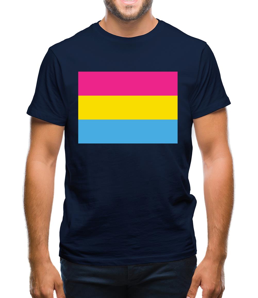 Lgbt Flags Pan Sexual Mens T-Shirt