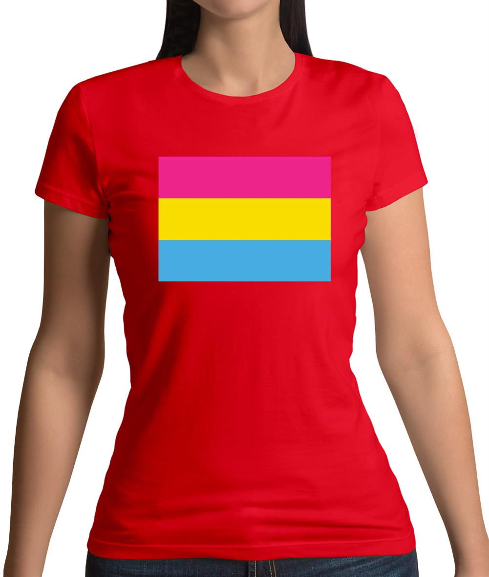 Lgbt Flags Pan Sexual Womens T-Shirt