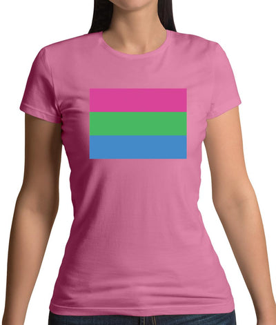 Lgbt Flags Polysexual Womens T-Shirt
