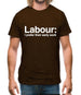 Labour Prefer Early Work Mens T-Shirt