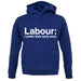 Labour Prefer Early Work unisex hoodie