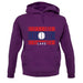 Laos Barcode Style Flag unisex hoodie