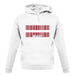 Latvia Barcode Style Flag unisex hoodie