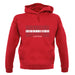 Latvia Barcode Style Flag unisex hoodie