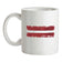 Latvia Grunge Style Flag Ceramic Mug