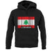 Lebanon Barcode Style Flag unisex hoodie