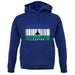Lesotho Barcode Style Flag unisex hoodie