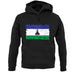 Lesotho Grunge Style Flag unisex hoodie