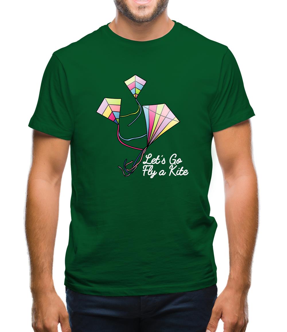 Letâ€™s Go Fly A Kite Mens T-Shirt