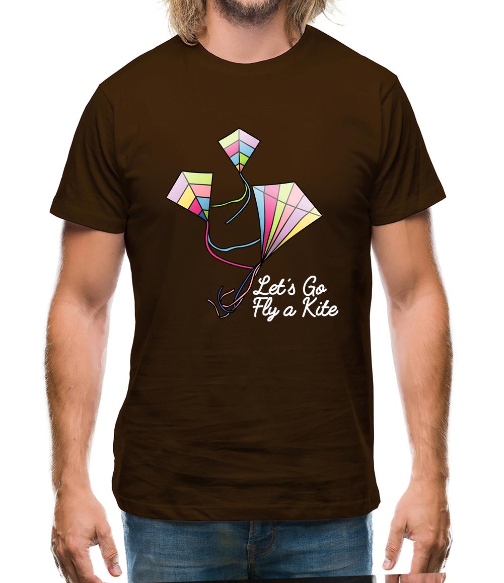 Letâ€™s Go Fly A Kite Mens T-Shirt
