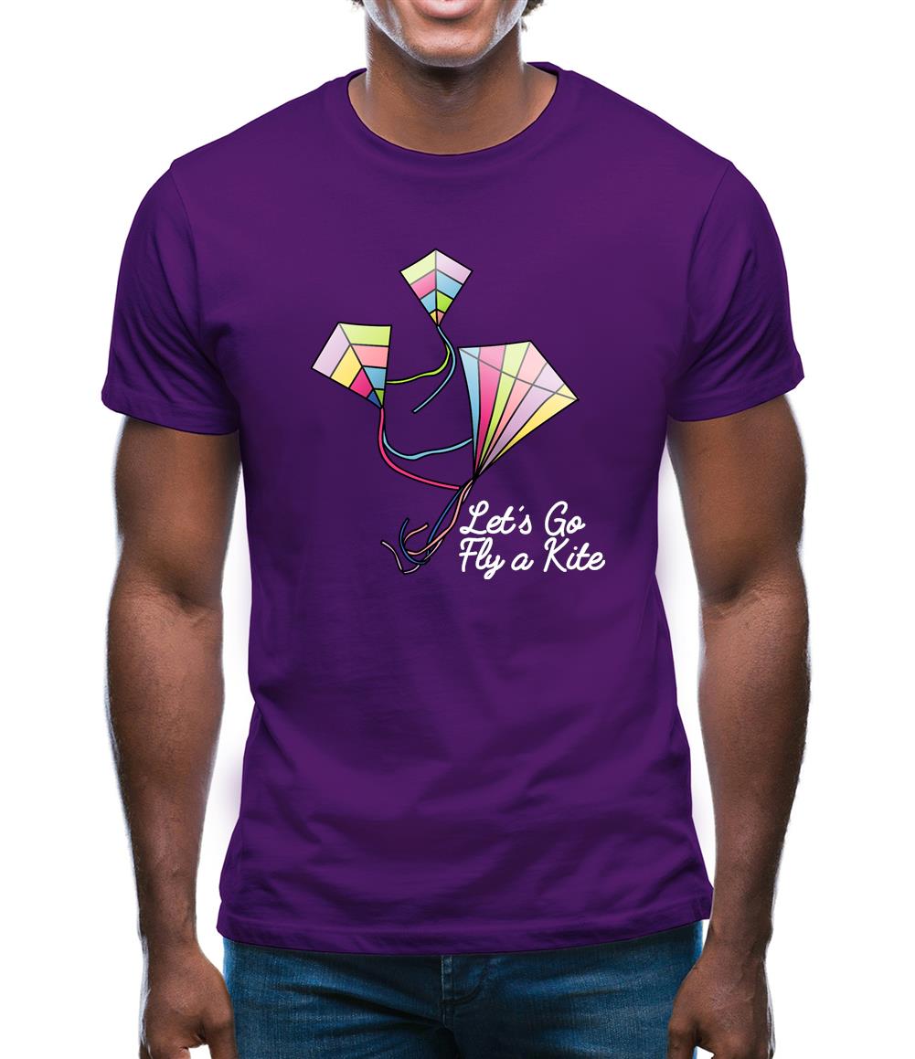Letâ€™s Go Fly A Kite Mens T-Shirt