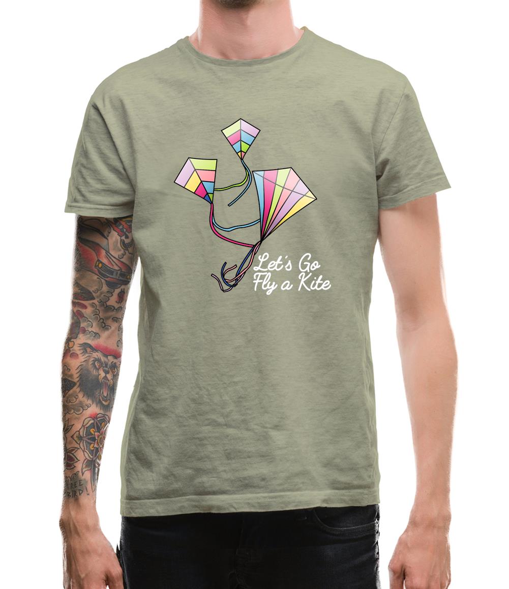 Letâ€™s Go Fly A Kite Mens T-Shirt