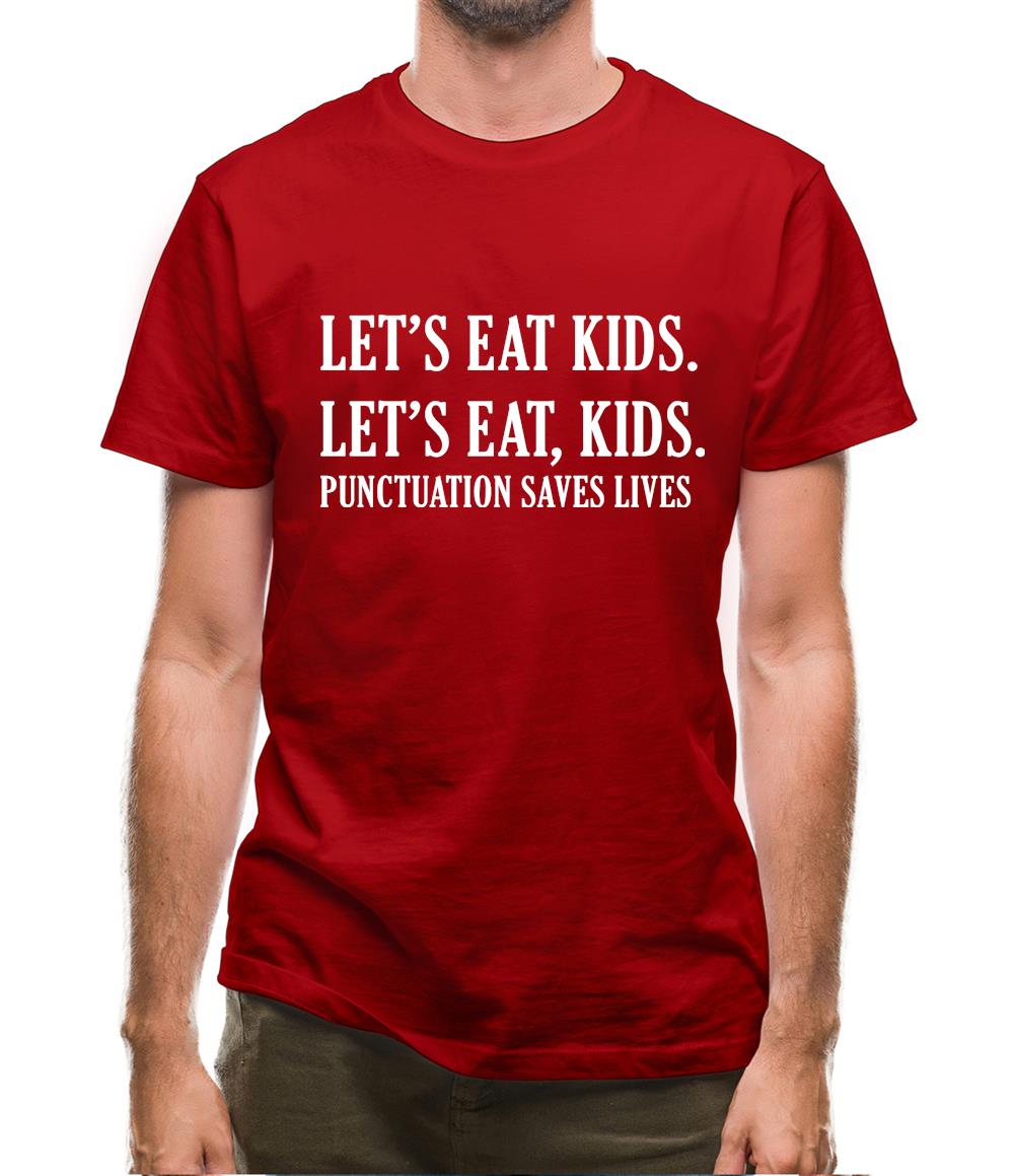 Let's Eat Kids Mens T-Shirt